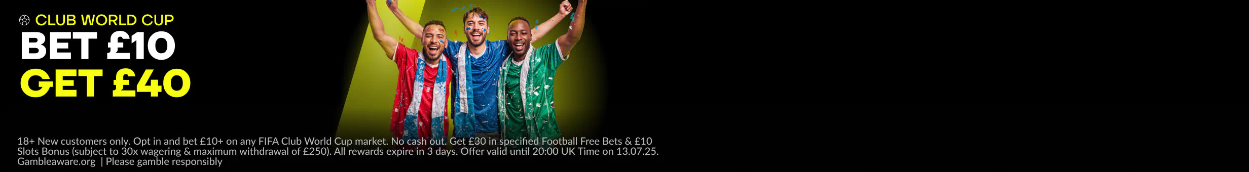 FIFA Club World Cup: Bet £10, Get £40 in Free Bets