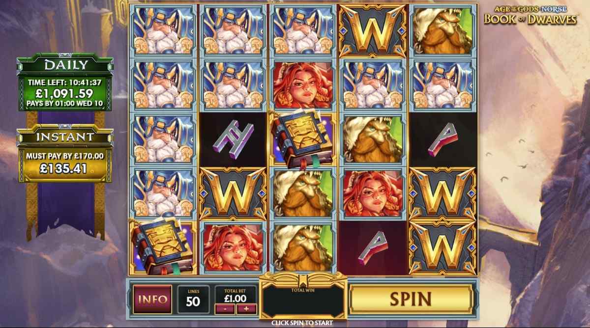 Age of the Gods Norse: Book of Dwarves reels