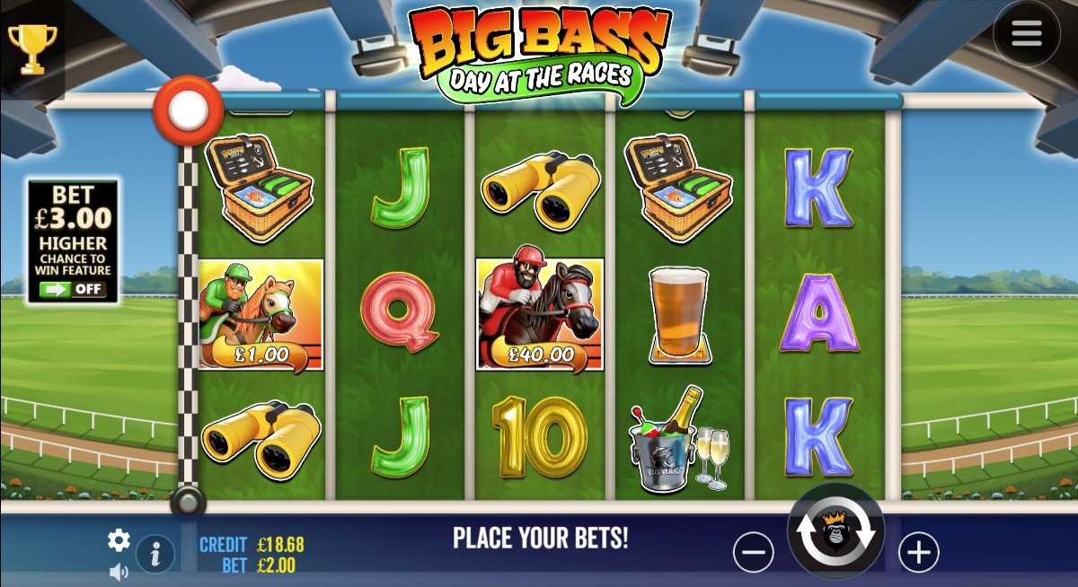 Big Bass Day at the Races reels