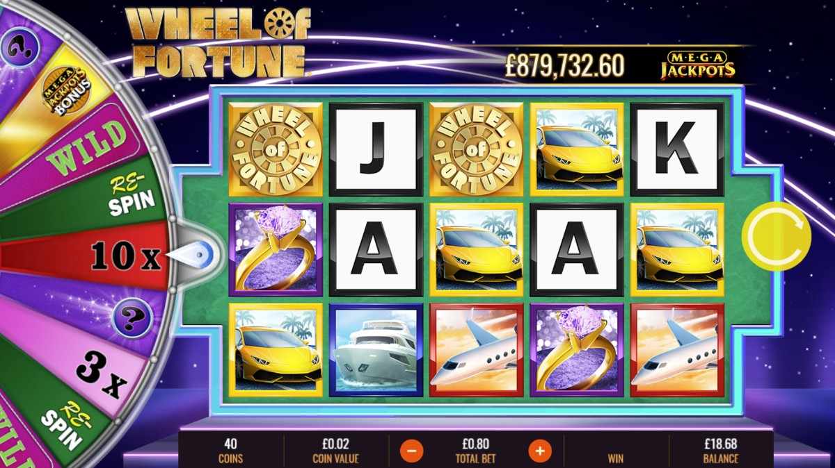 Wheel of fortune on air megajackpots reels