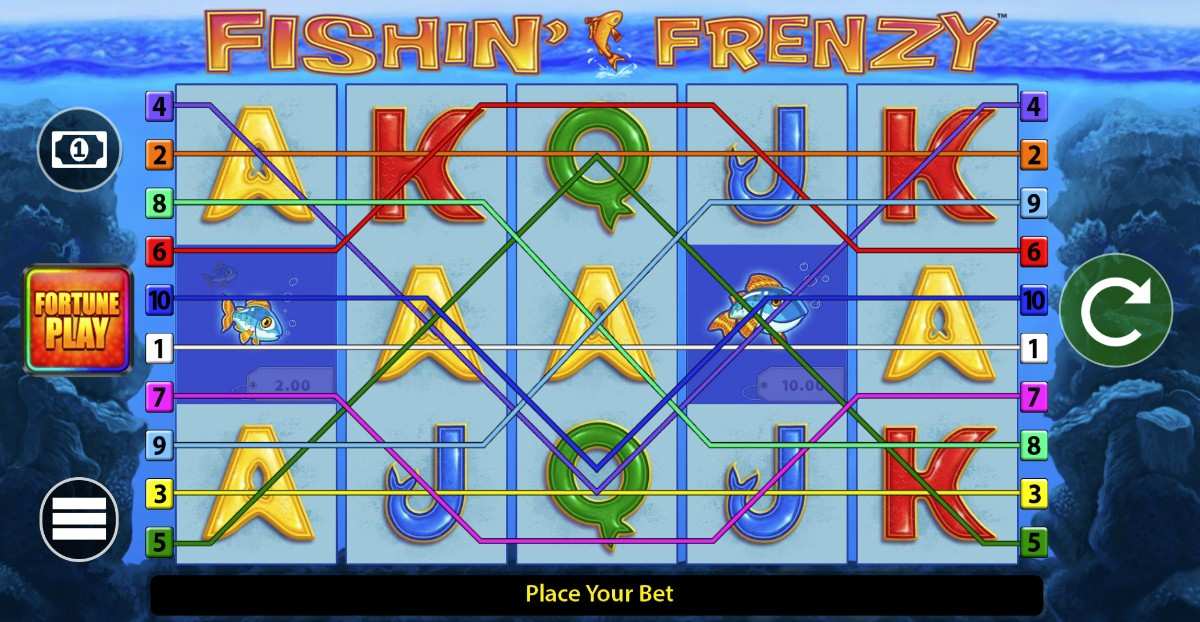 Fishin Frenzy Fortune Play reels